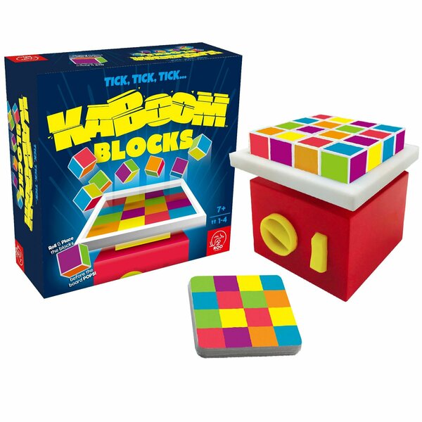 Roo Games Kaboom Blocks, Fast-Paced Matching and Building Game, Ages 7+ AS81022